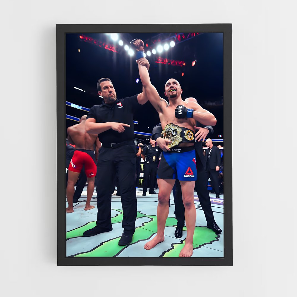 Poster Robert whittaker chemises – affiche MMA (vue 2)